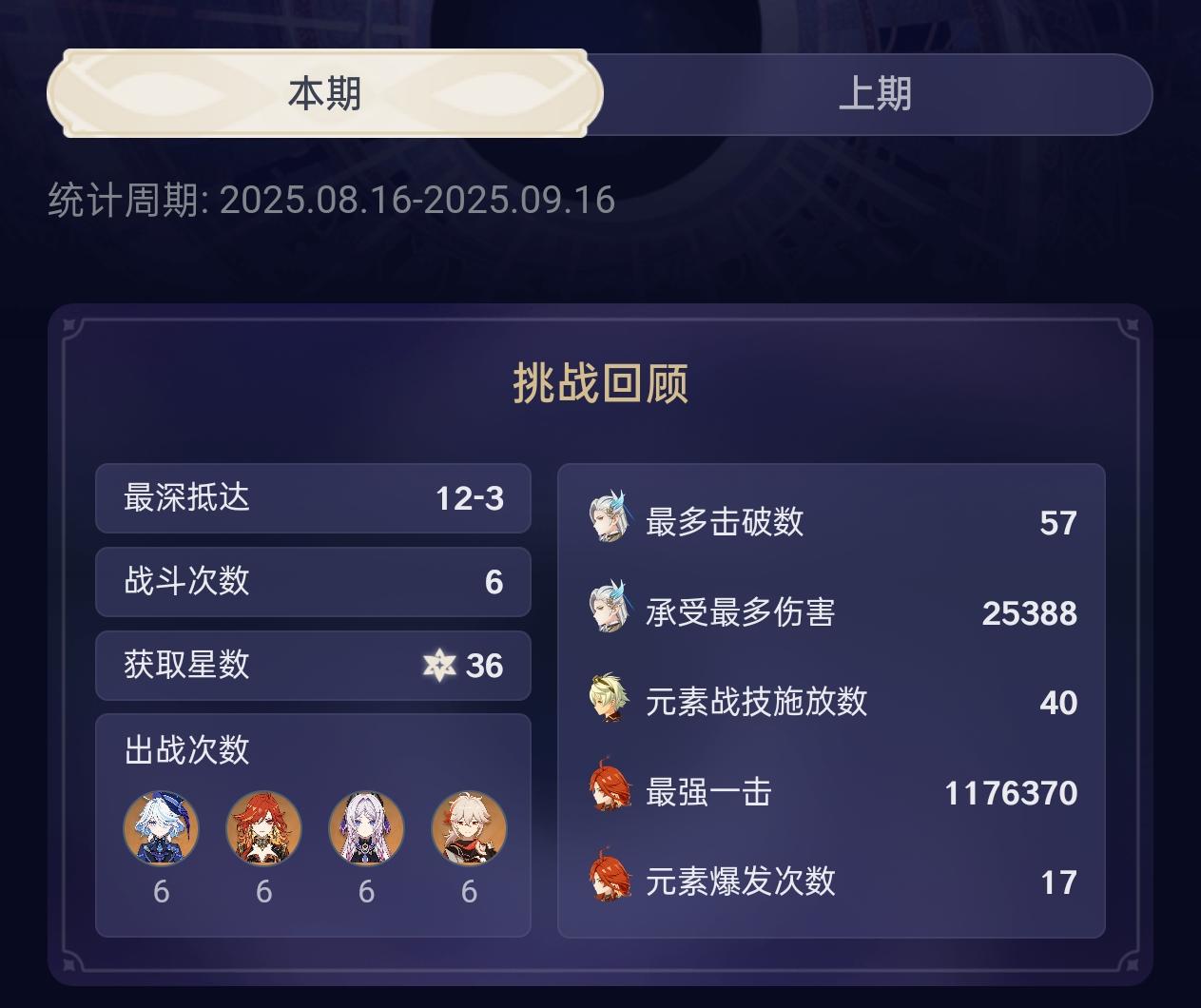 【原神5.8】上半深渊～潮水哥和轰鸣姐