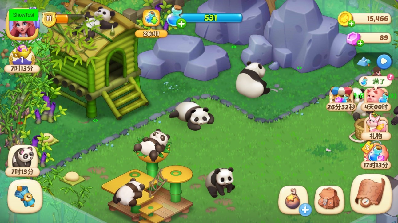 「熊猫公园」活动地图限时开启