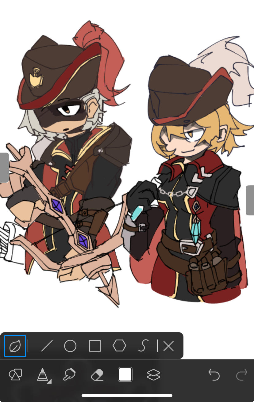 好的我会给机动队手搓同人图