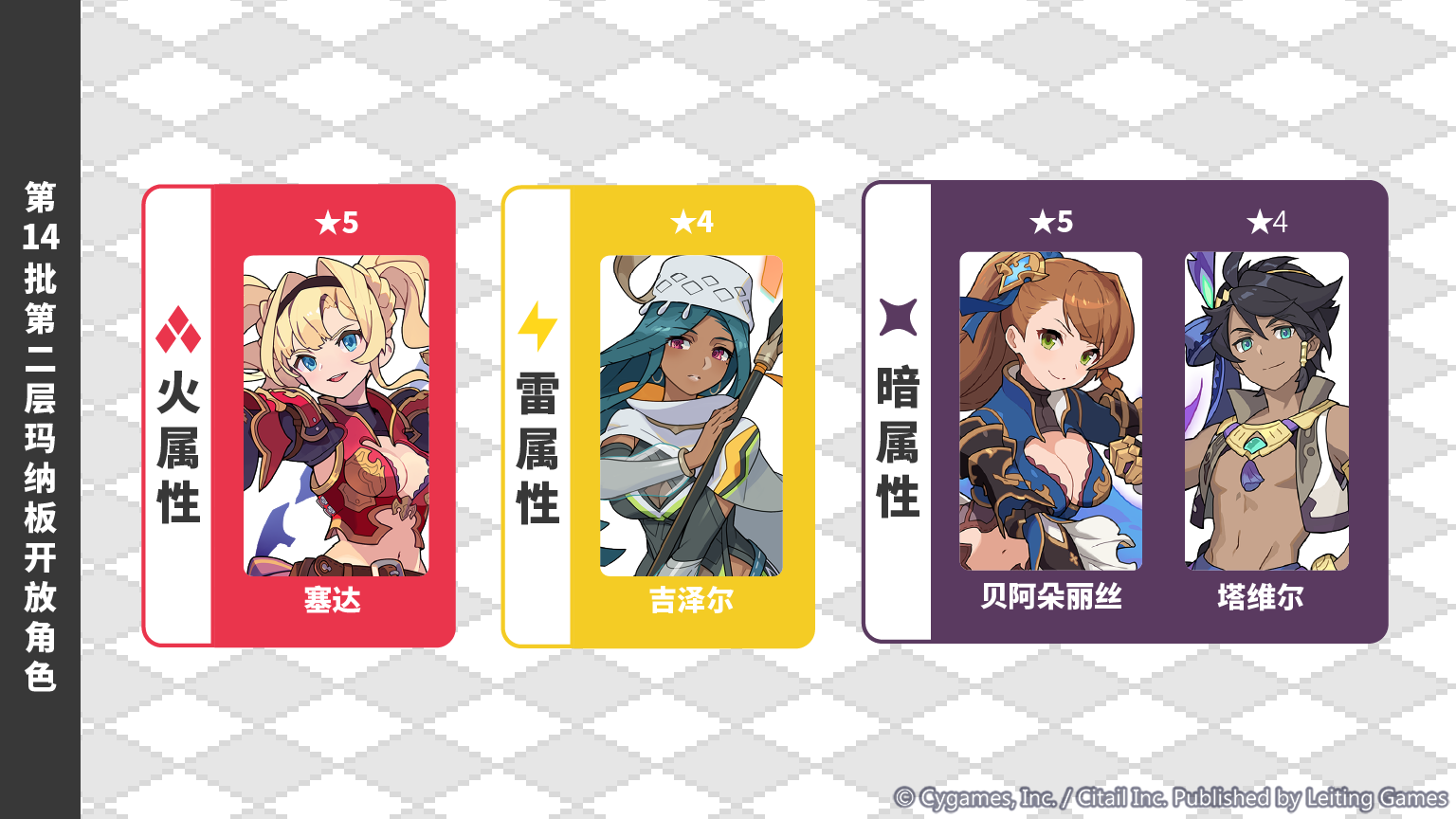 第14批「第二层玛纳板」开放预告