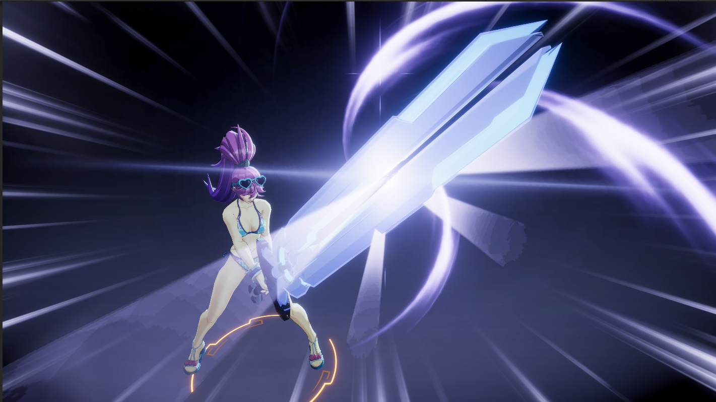 让你先跑40米？然后再用我的40米巨剑砍下来！