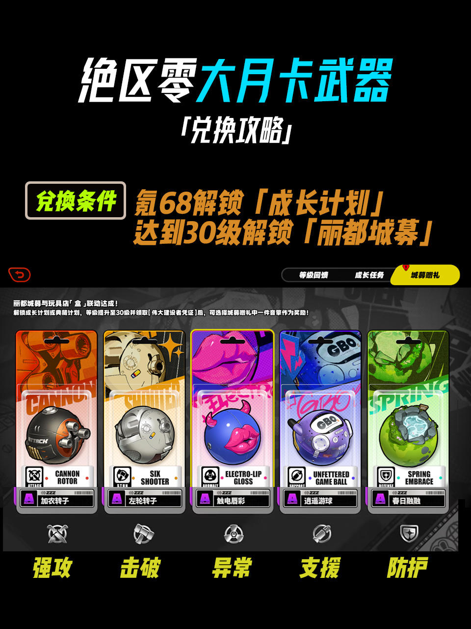 大月卡武器怎么选？别急，看完再决定