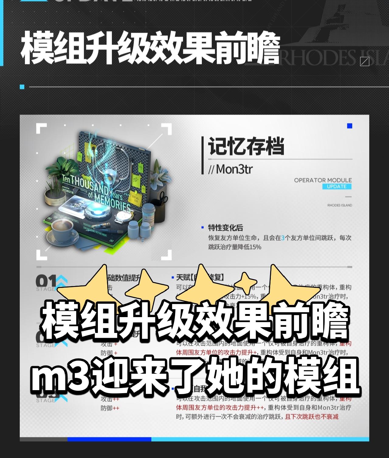 12月模组升级效果前瞻，m3迎来了她的模组