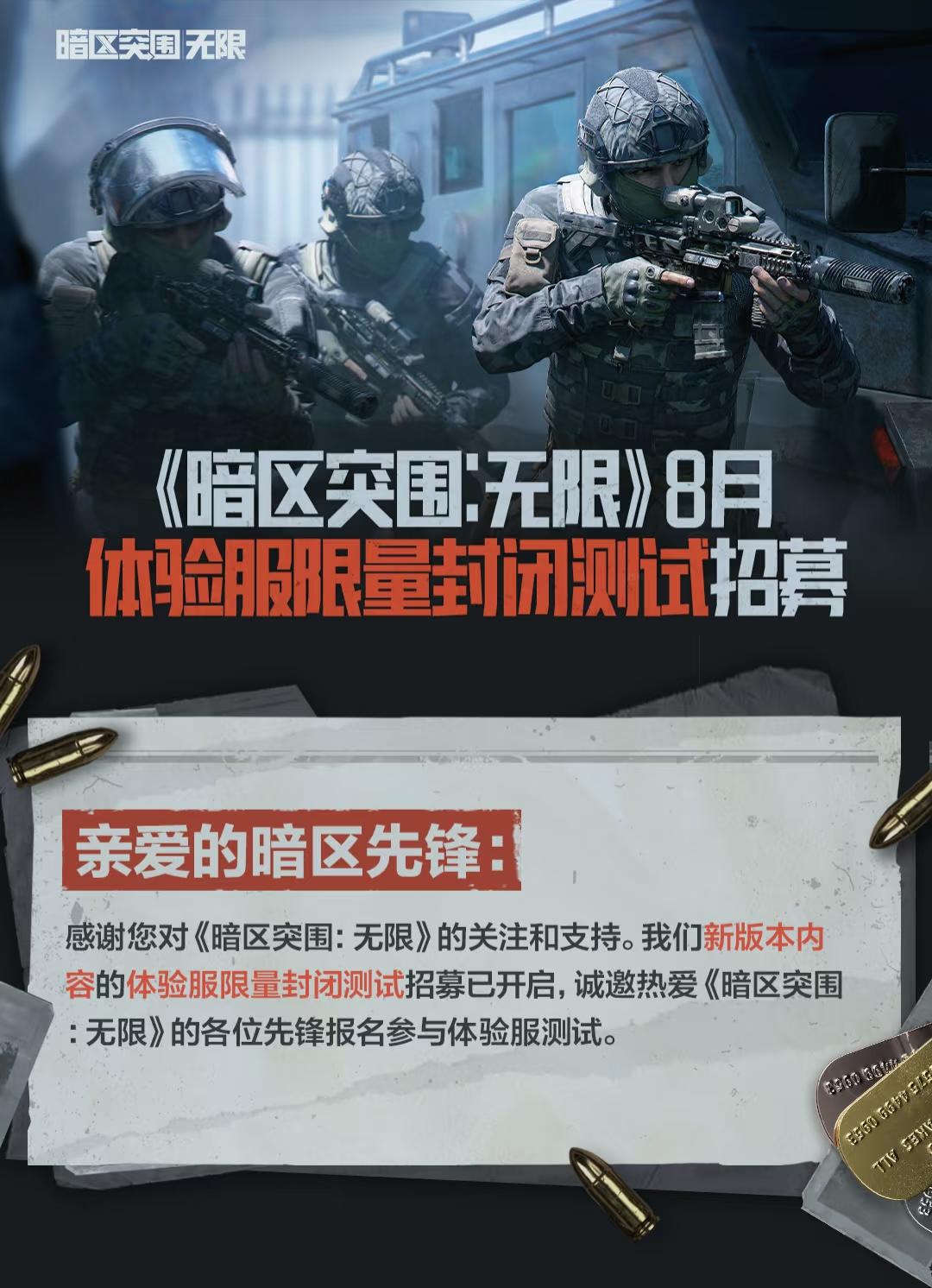 还有需要体验服资格的吗