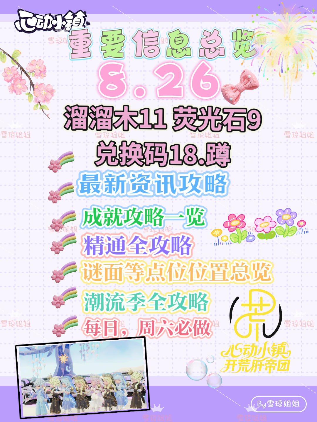 8.26权威硬核信息总览攻略合集