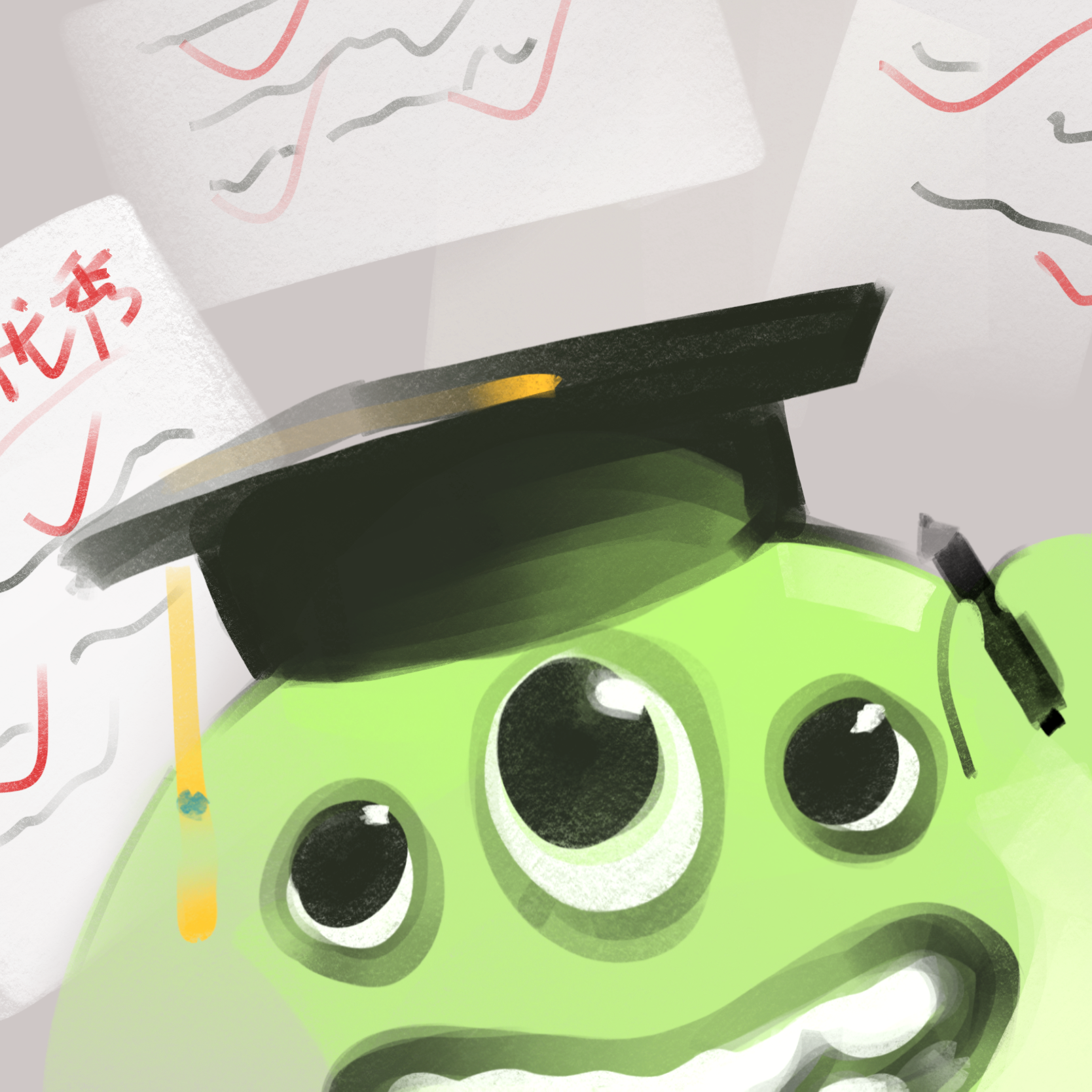 【球球同人】开学惊掉下巴！塔坦居然是隐藏学霸截图