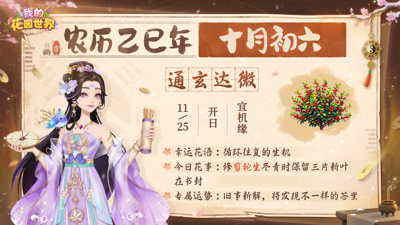 【花园运势】十一月花事手札