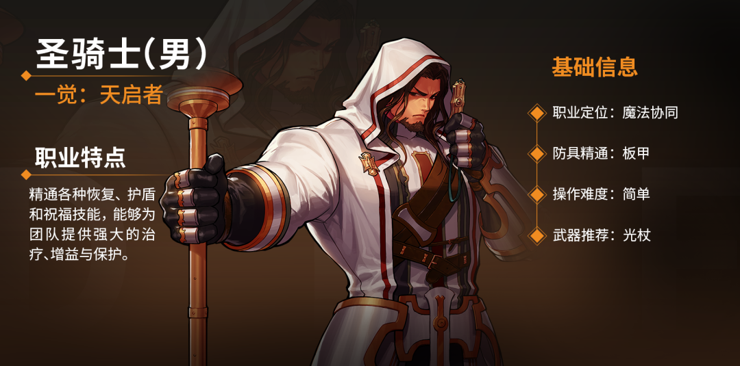 新职业“圣骑士（男）”上线，玩法剖析以及装备推荐