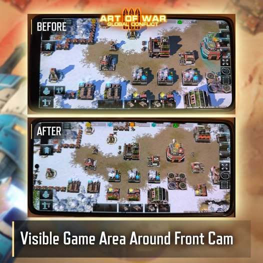 9月29日，📸 前置摄像头周围的游戏区域现已可见！