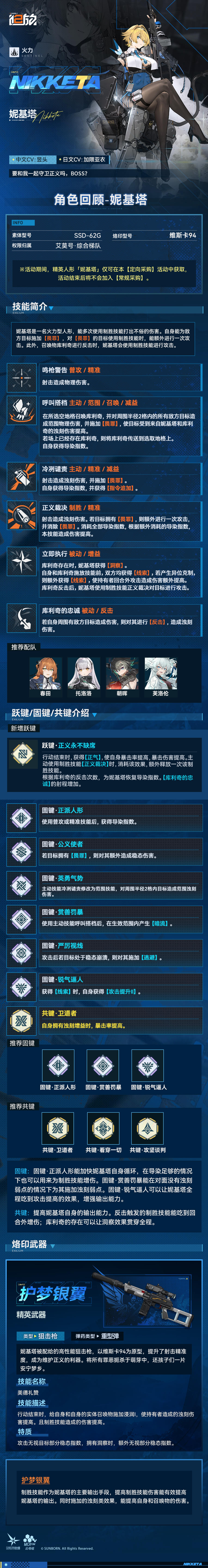 ✦角色复刻·妮基塔✦