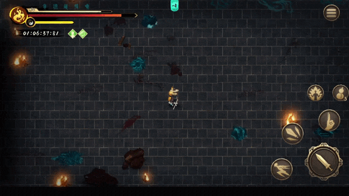 一起来看看我们这次更新会实装的移动端新功能吧
【按键连接】
在触屏模式下「飞剑、瞬身、攻击」三个虚拟按键中，按住其中的任意一个虚拟按键并拖动至想要关联的另一个虚拟按键上，两个虚拟按键之间将会连接牵引线。
点击关联的两个虚拟按键中的任意一键，即可同时触发关联两键的行动指令，最多可同时连接「飞剑、瞬身、攻击」三个按键。
*当按键距离过近时，无法触发牵引线，双击牵引线，即可取消连接。 
可在设置→触屏设