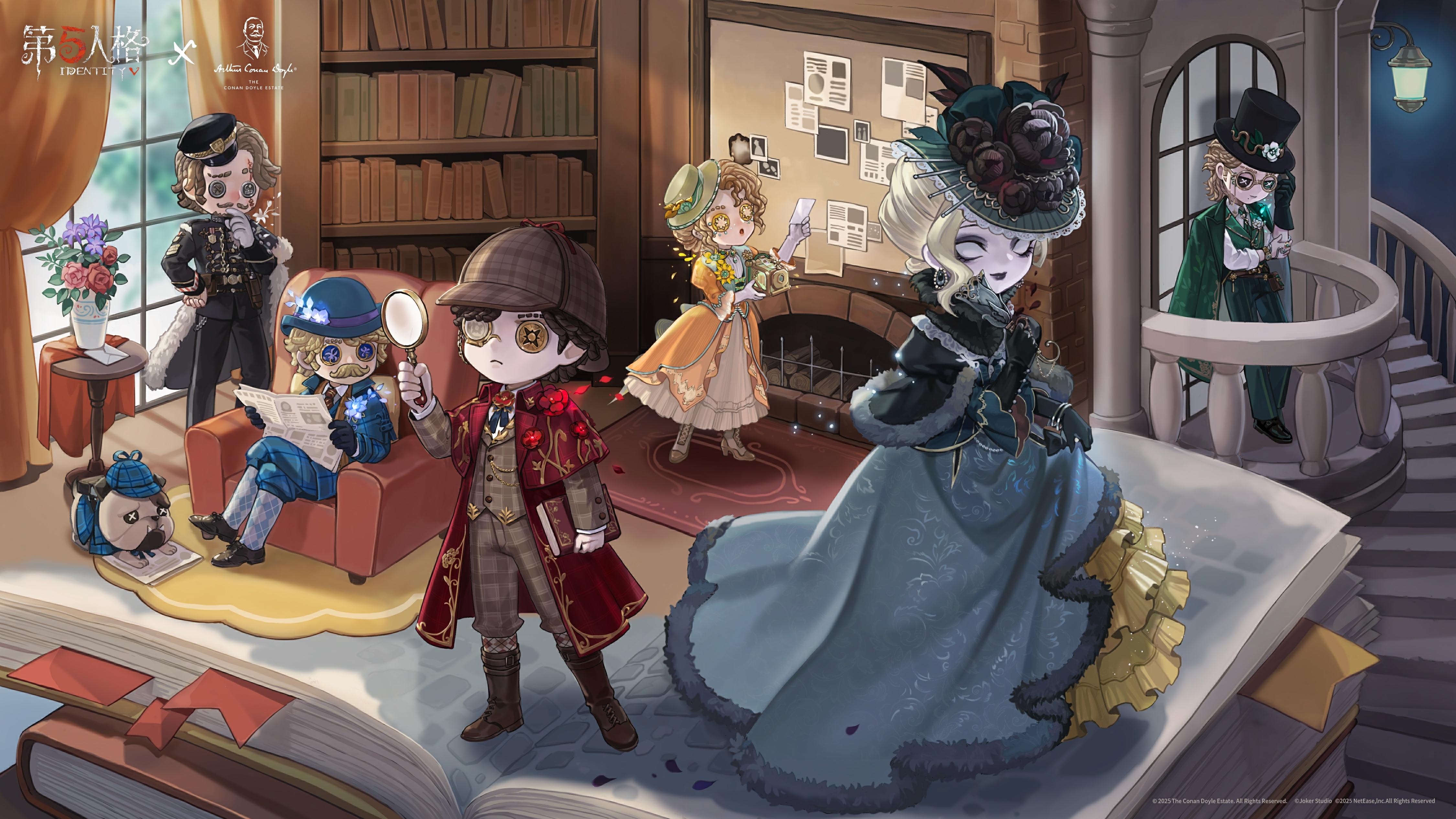 距离第五人格×福尔摩斯Sherlock Holmes联动第二弹上线及第一弹联动返场开启还有3天！
接下这封神秘的委托，这一次 更多不为人知的玄机等待着你
11月6日，一起揭开谜团背后的真相吧！
#第五人格×福尔摩斯 #第五人格 #第五人格×柯南道尔基金会