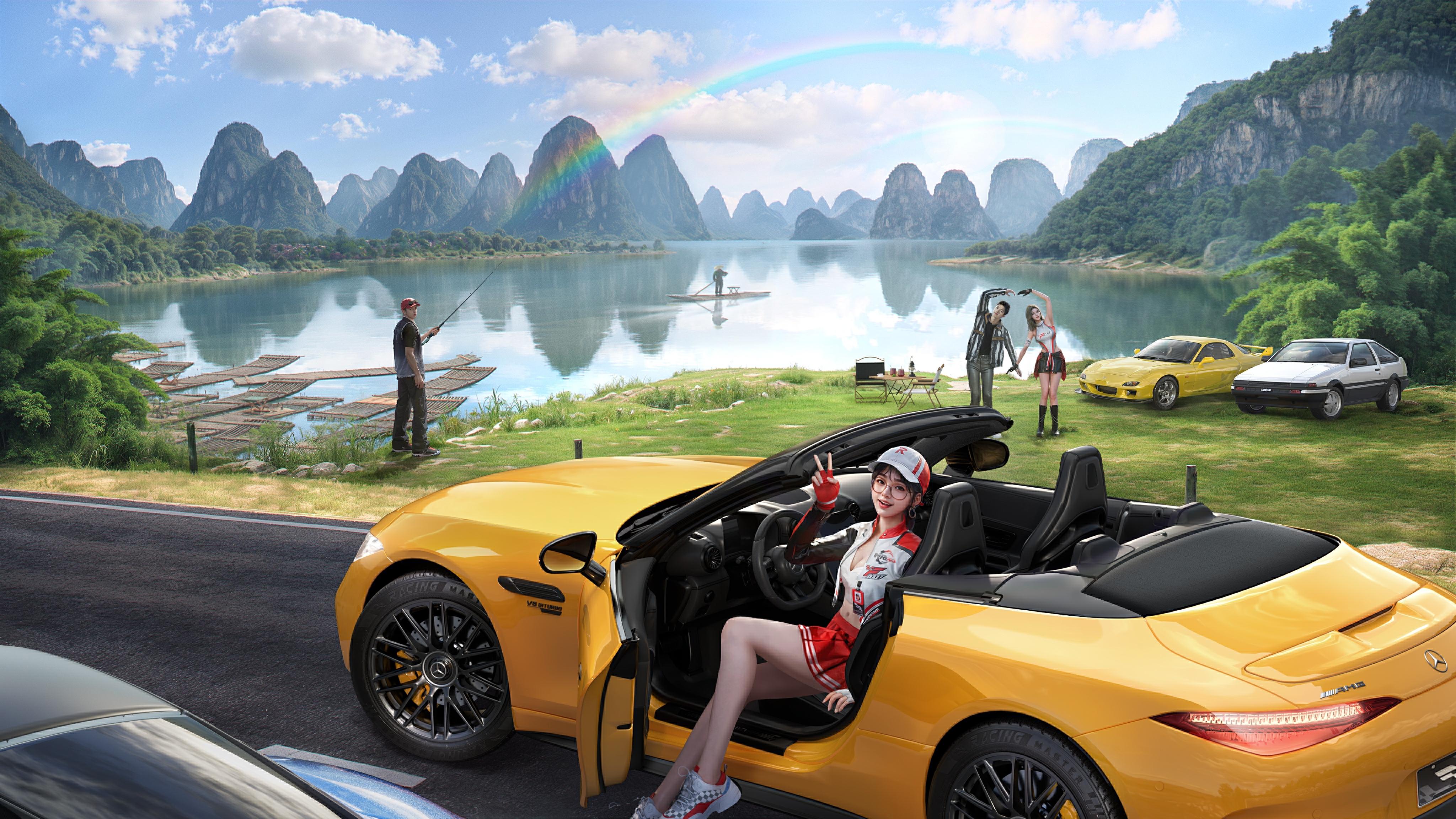 这怎么给我干阳朔来了？我玩的还是《巅峰极速》吗？