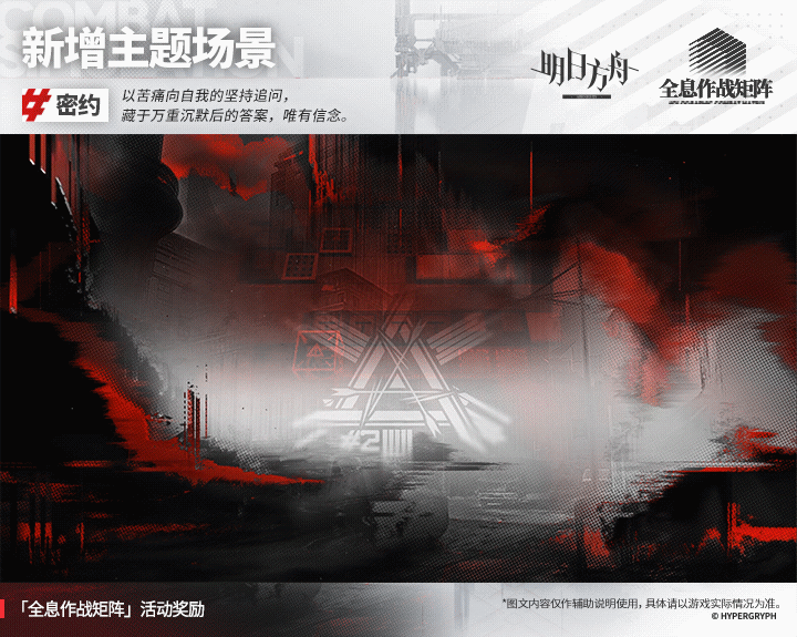 【新增主题场景】
//密约
以苦痛向自我的坚持追问，藏于万重沉默后的答案，唯有信念。