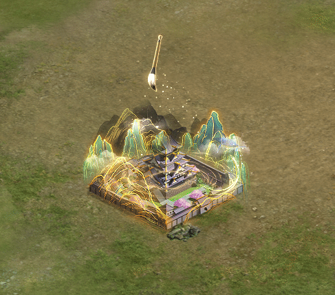 谁能拒绝神兽环绕的城池皮肤呢？