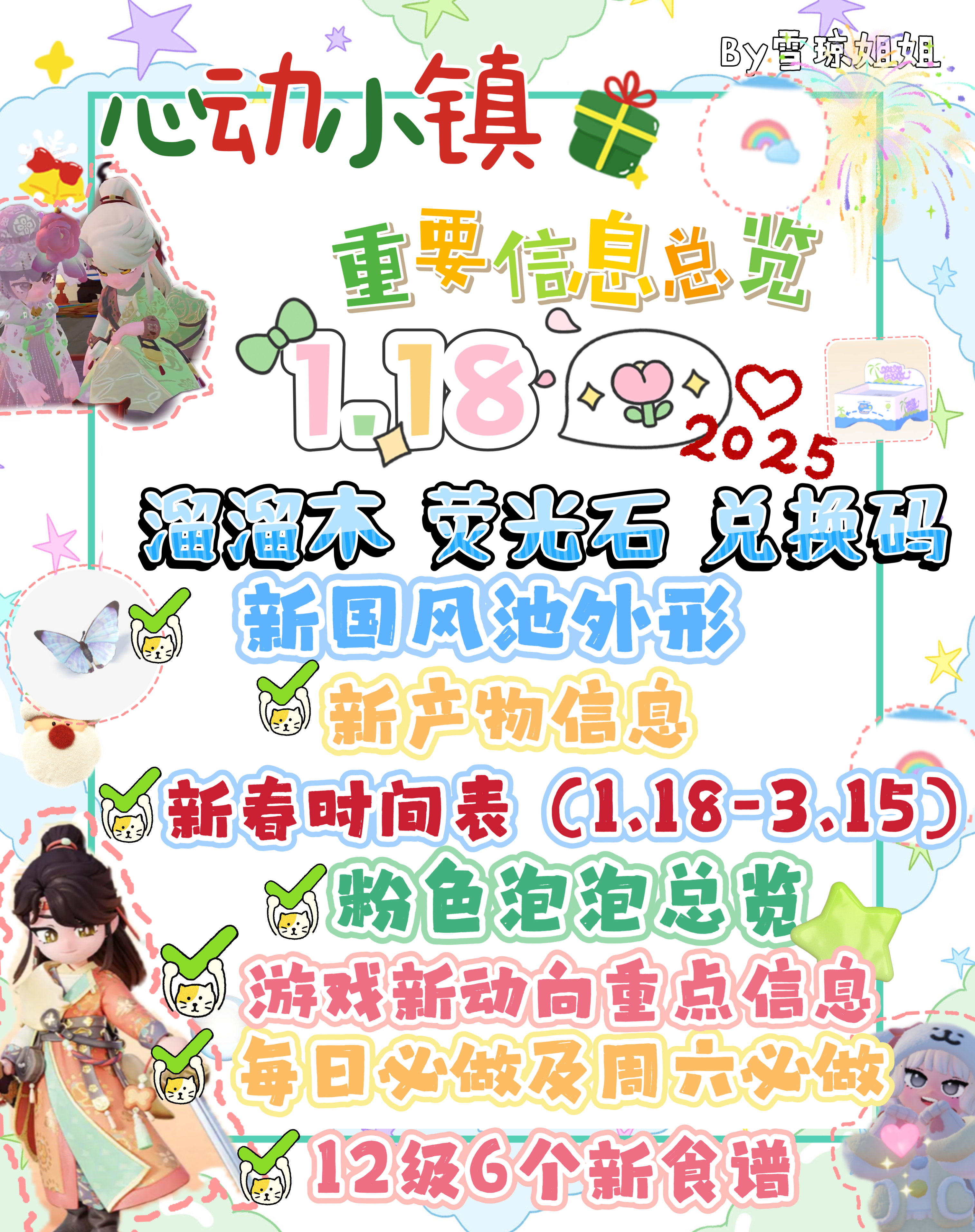 1.18心动小镇硬核信息总览