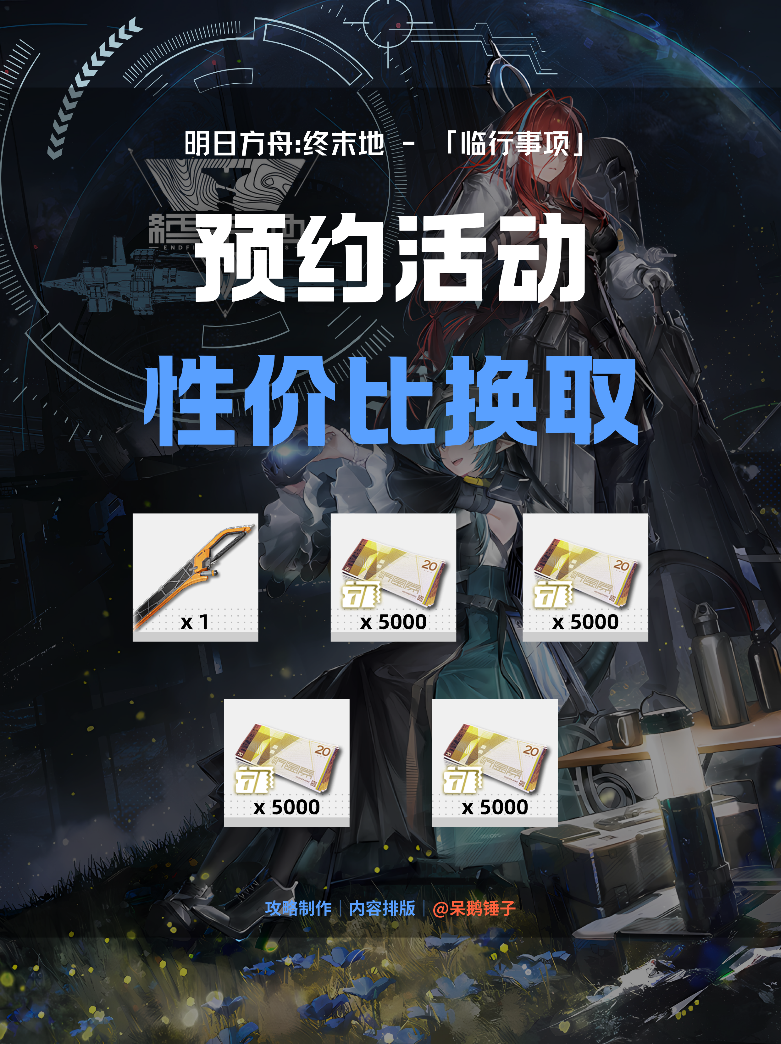 【终末地】临行事项换取攻略、物资解读