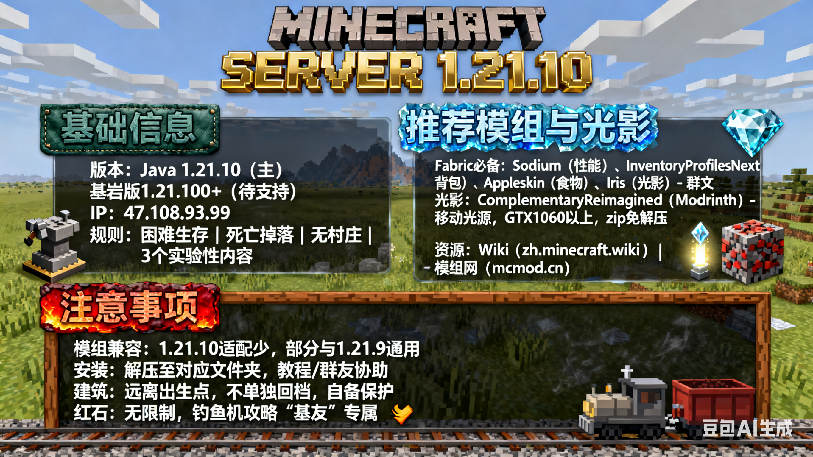 Minecraft 1.21.10 服务器公告总结- 我的世界：移动版综合讨论- TapTap 我的世界：移动版论坛