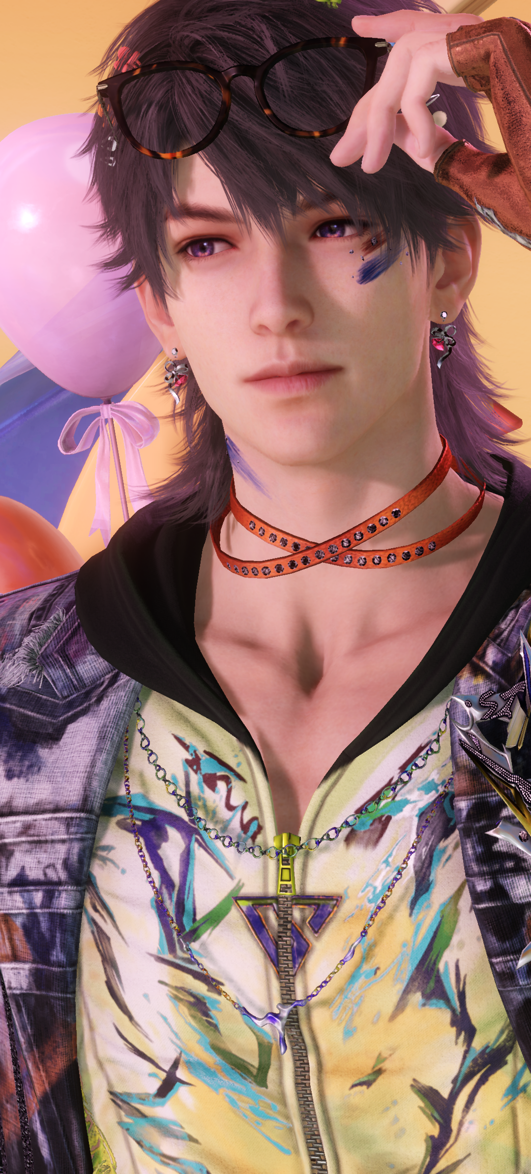 和哥哥一起拍了多巴胺照片