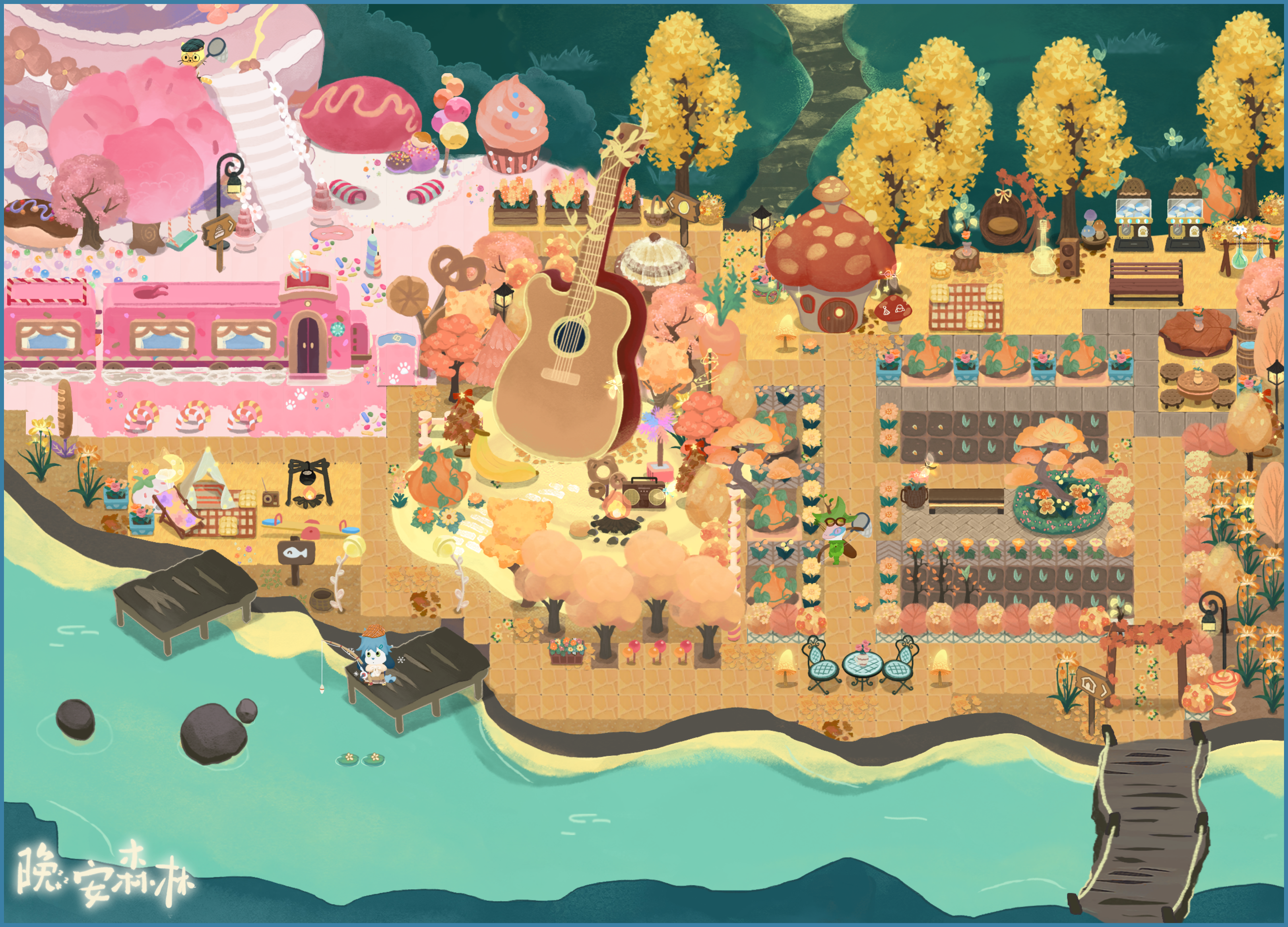 音乐广场全地图