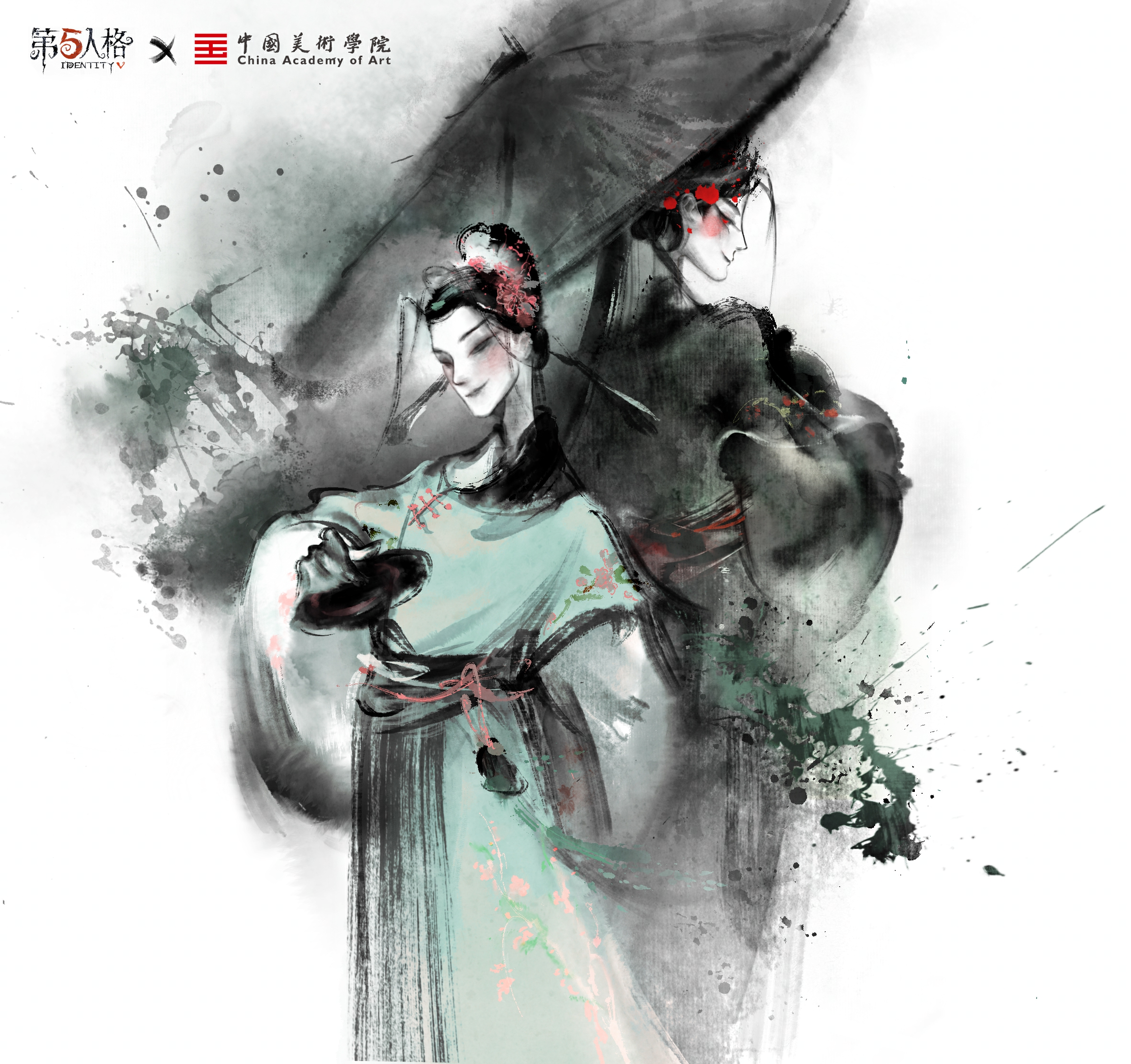 第五人格×中国美术学院合作主题共创时装设计大赛的优胜作品——宿伞之魂《桃面书生》现已上线，访客们参与分享活动即可获取【奇珍时装】宿伞之魂-桃面书生。 #第五人格 #第五人格中国美术学院