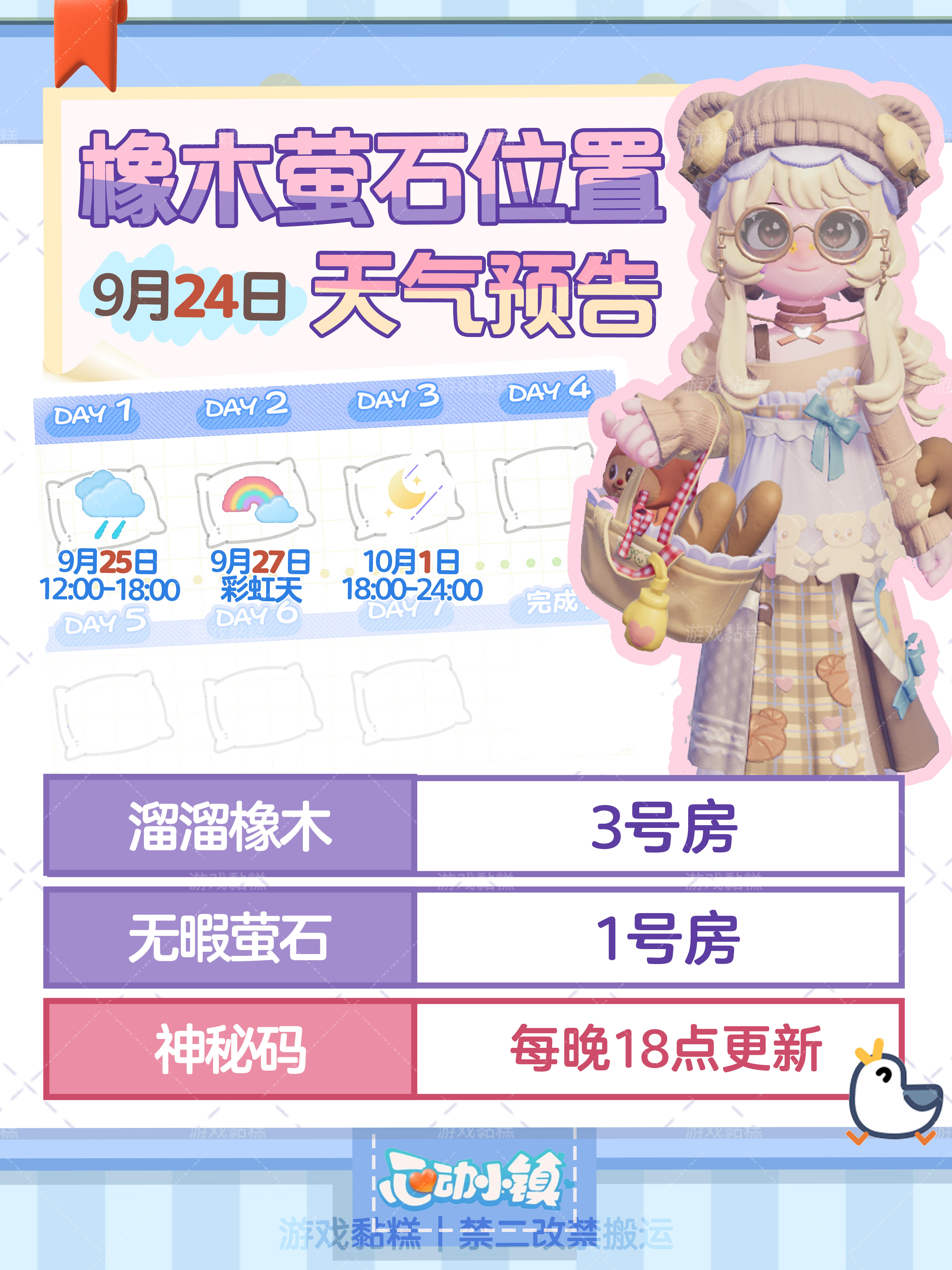 心动小镇9.24｜明天12点下雨