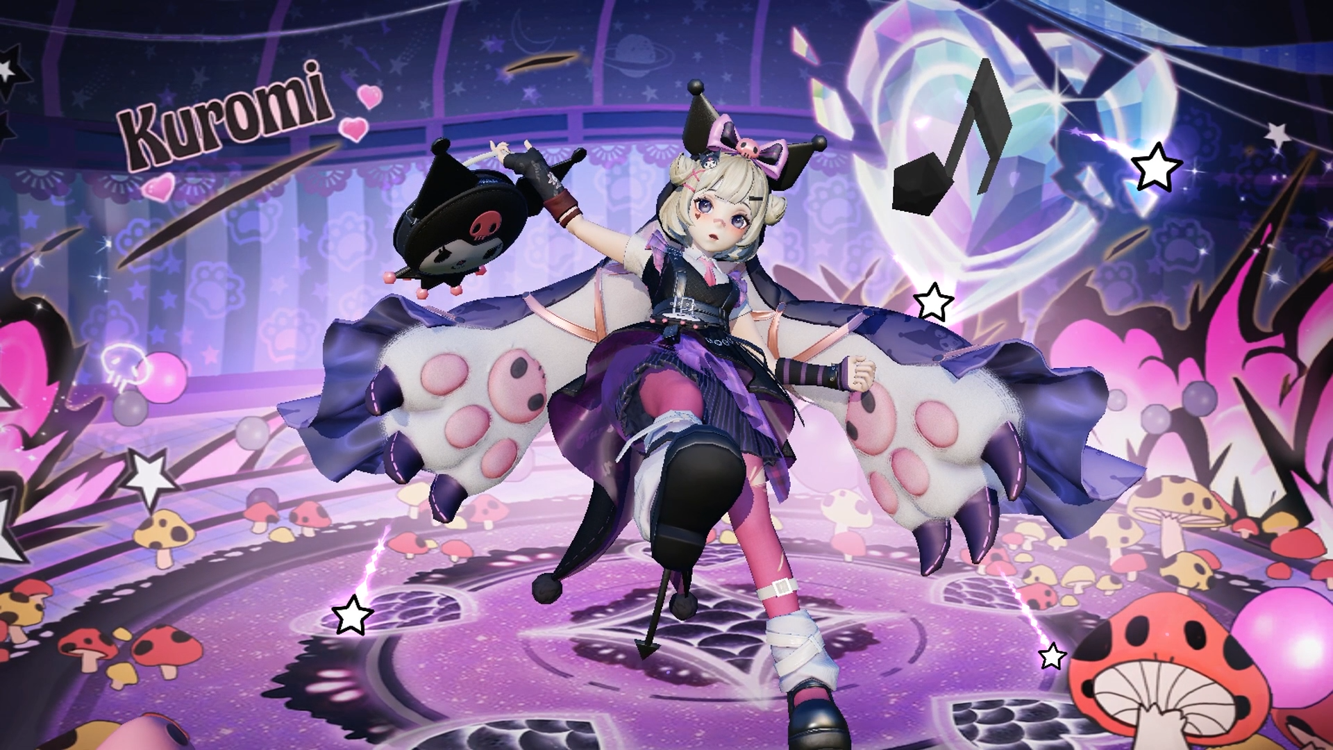 【皮肤展示】二口女全新Sanrio characters系列皮肤「酷色甜绒」