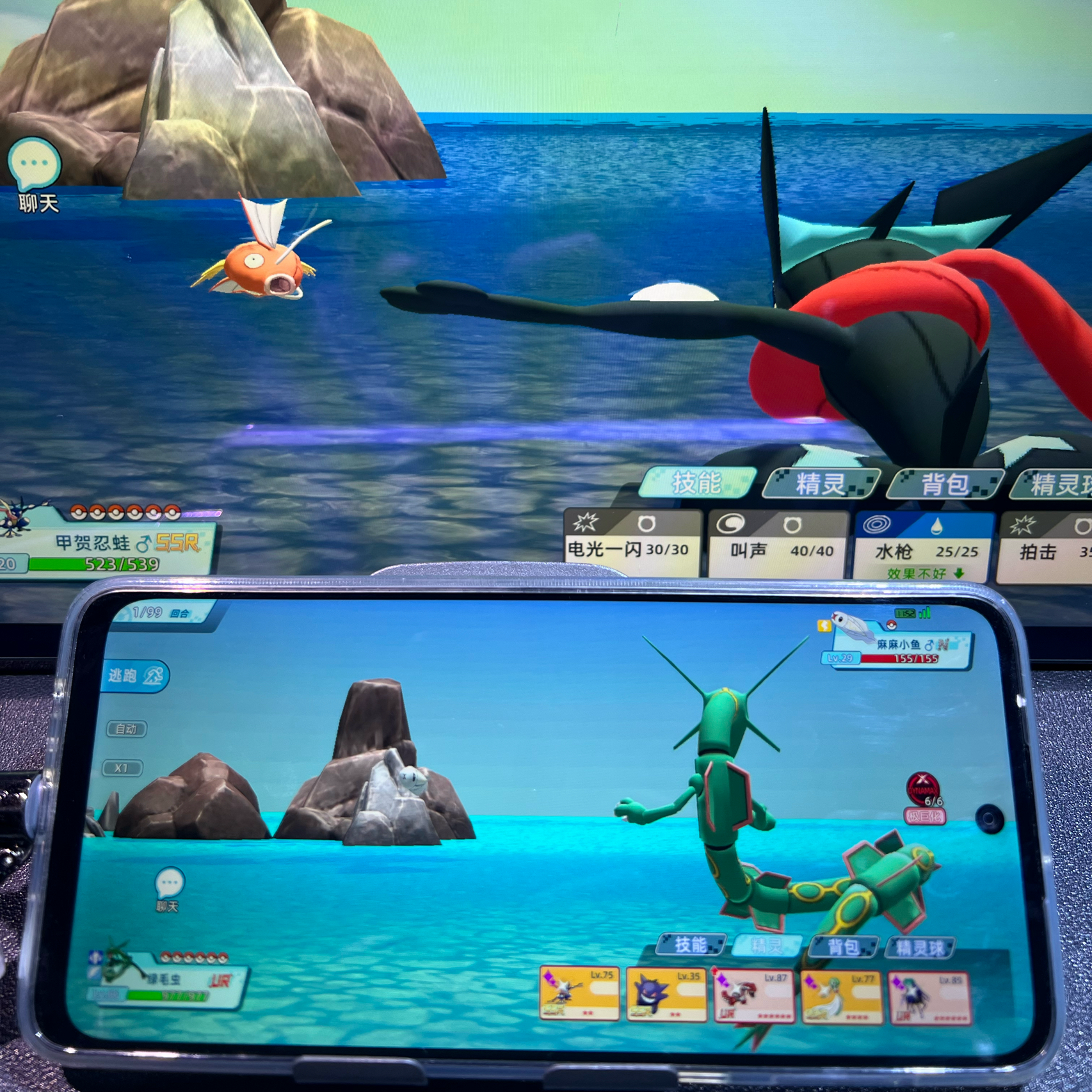 手机也可以玩宝可梦啦