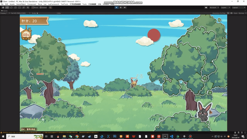 做了个纸片风格的打猎小游戏，为了吃肉自由上山打猎🦅
山野里还有很多野生食材，可以一起捡回家做菜~#游戏种草计划#游戏安利#游戏推荐#游戏讨论#游戏资讯#Steam游戏