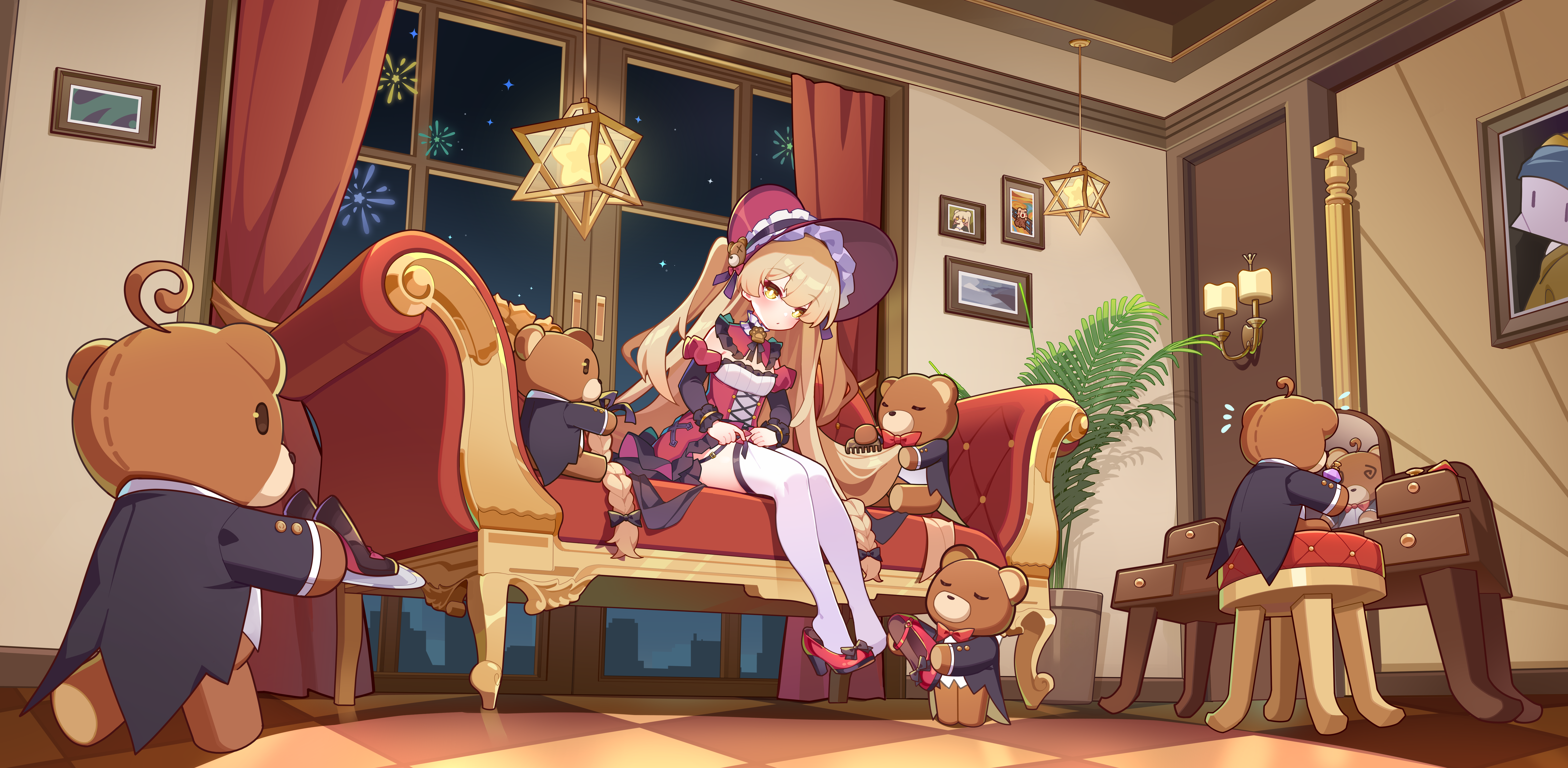 【盲盒派对】 日露霞「小熊千金」服饰动态展示