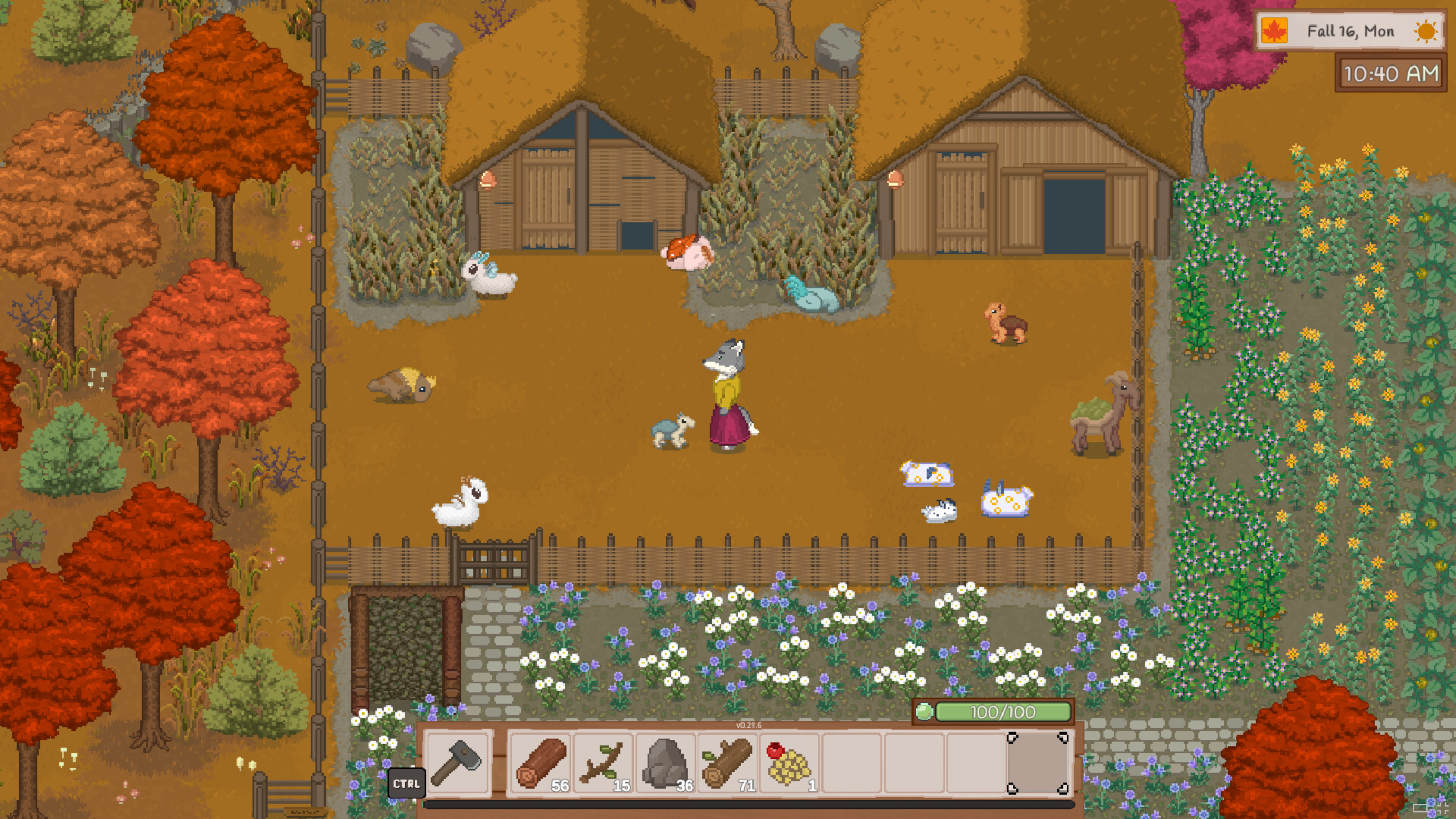 我要当一个兔子农民！保护村民努力种地