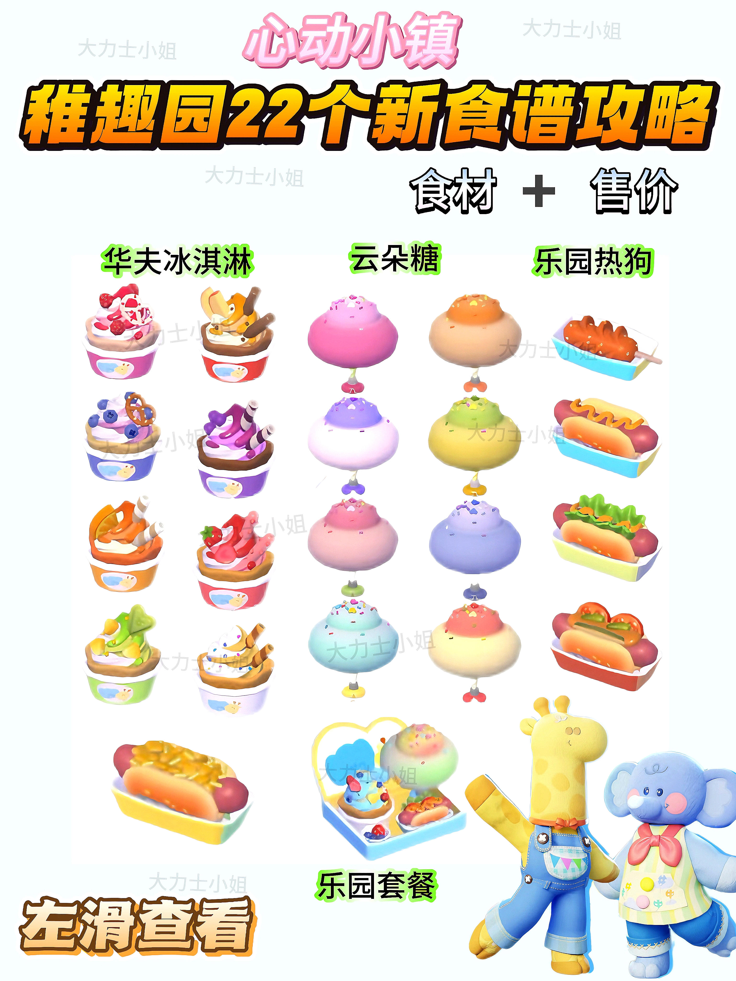 心动小镇|稚趣园庆典22个食谱全攻略截图