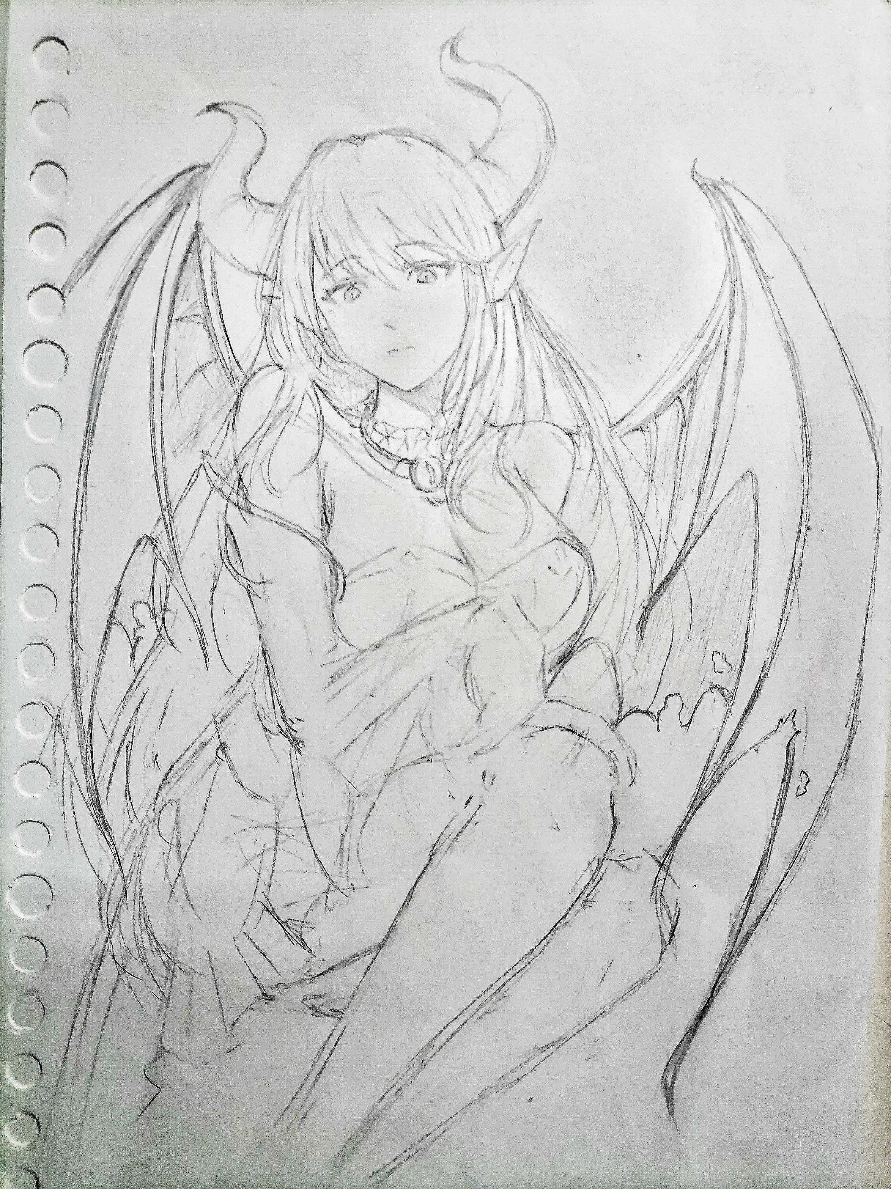 吸血鬼莉莉丝同人（草图）