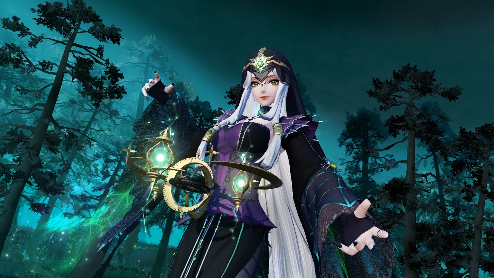 【皮肤展示】阿织全新月之极系列皮肤「暮月·幽涟」