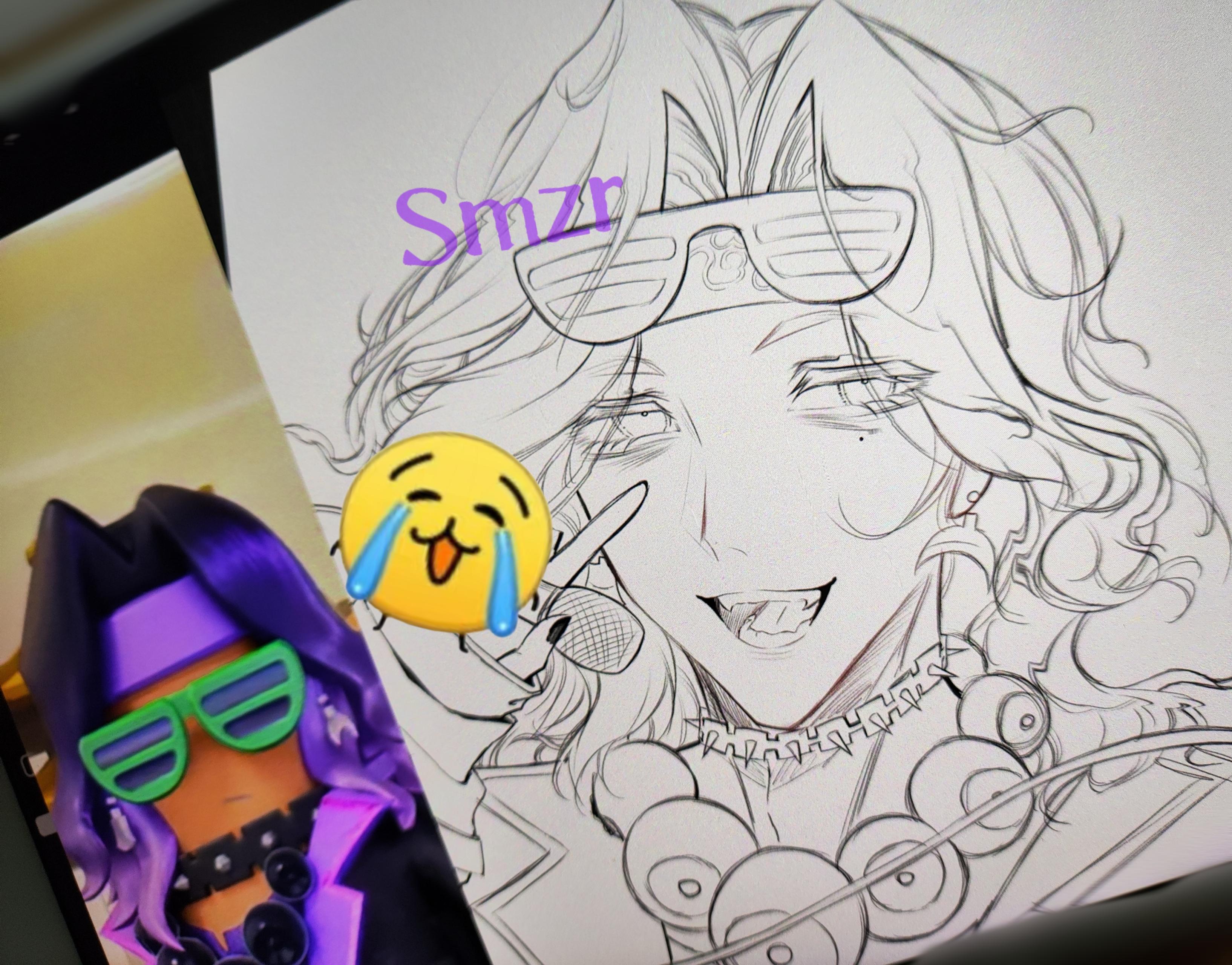 【线稿】水末真人不语，只是一味地嬷着