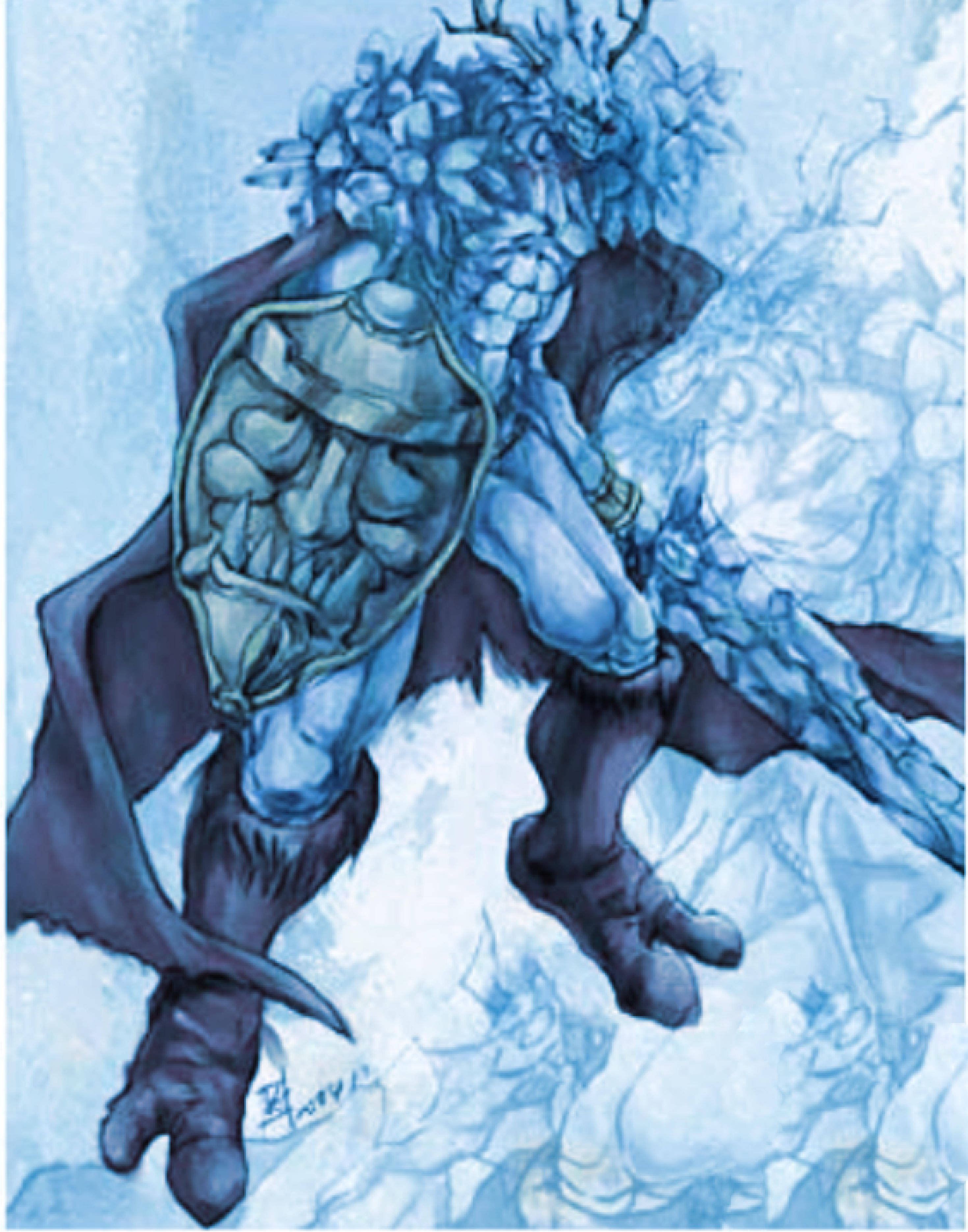 「卡片设计大赛」+「1-6服」+ 异世界的冰暴骑士卡片设计