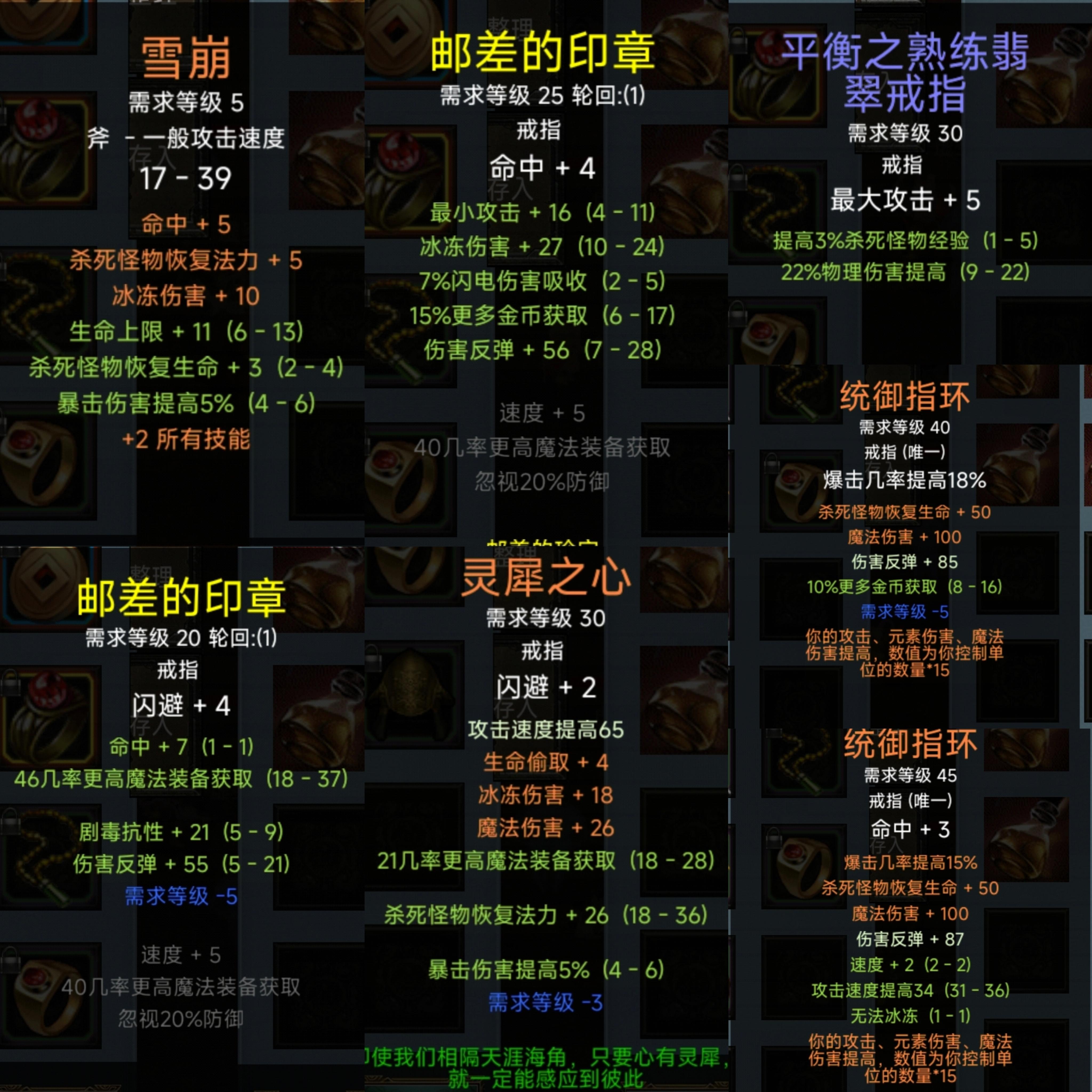 1217 T2双修战士装备遍览