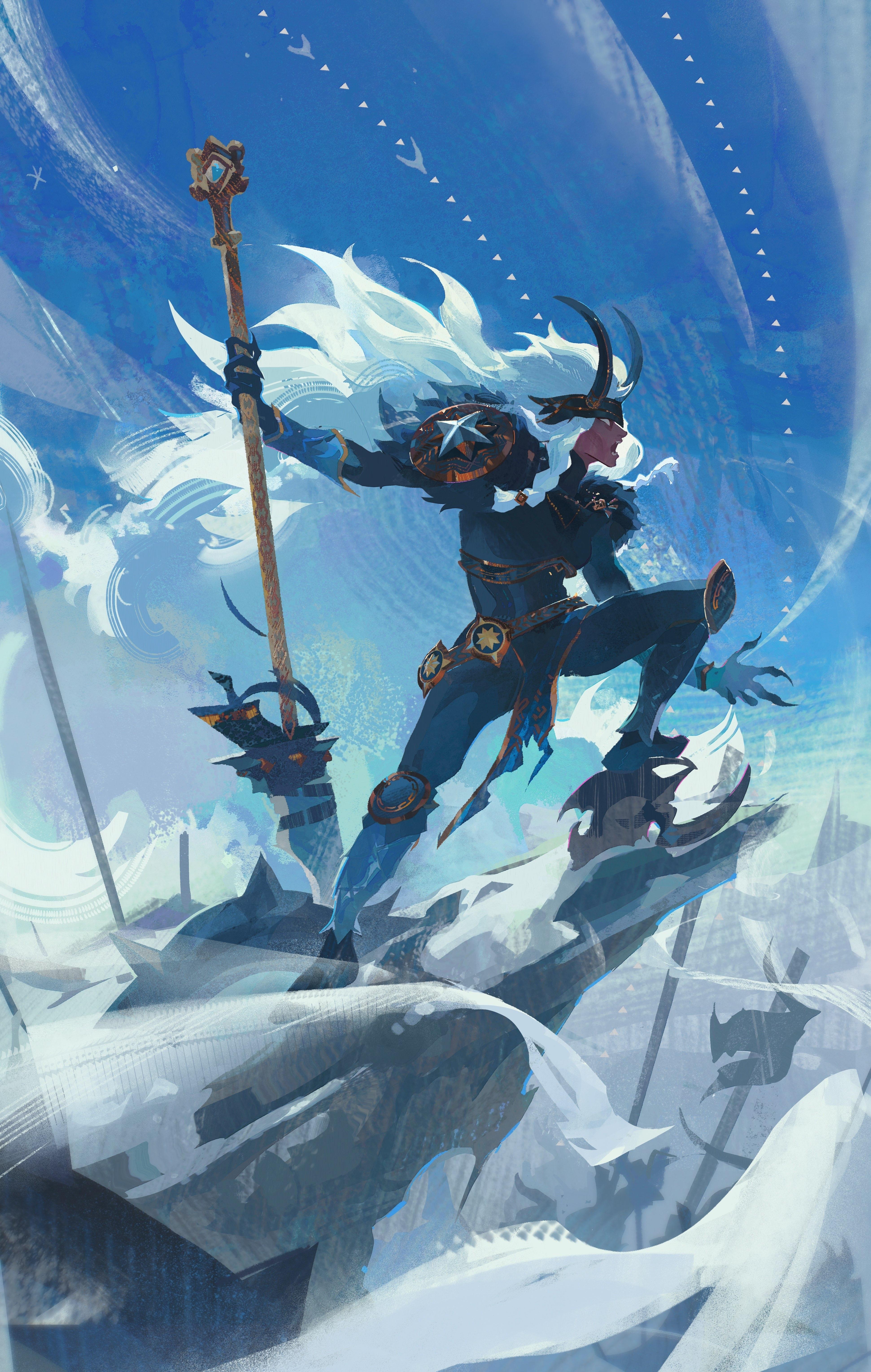 同人作品 | 暴风雪中的阿尔娜