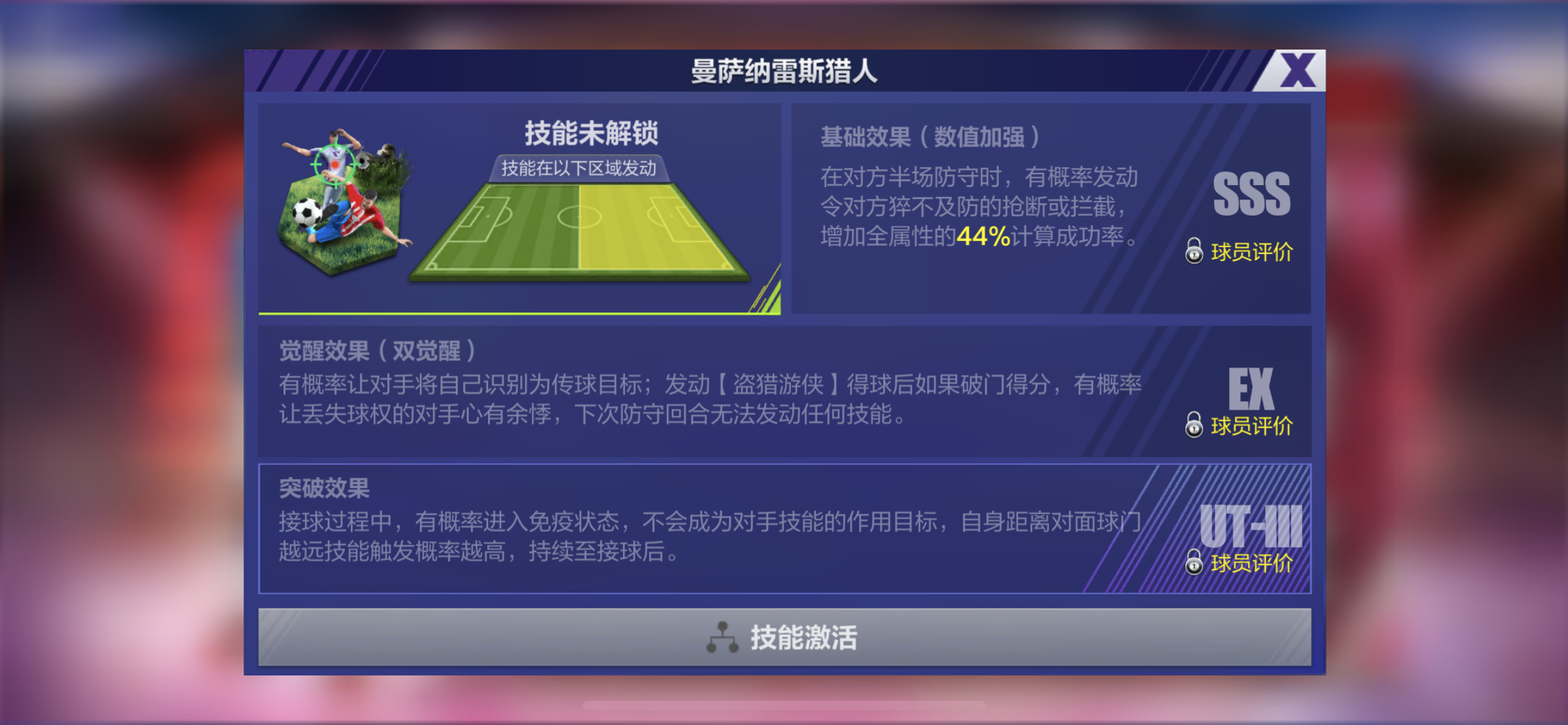 盲猜一手，未来的后卫或者后腰技能