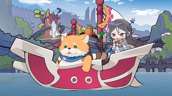 截图大挑战丨阿宽的船桨掉进河里了！快来帮帮他！