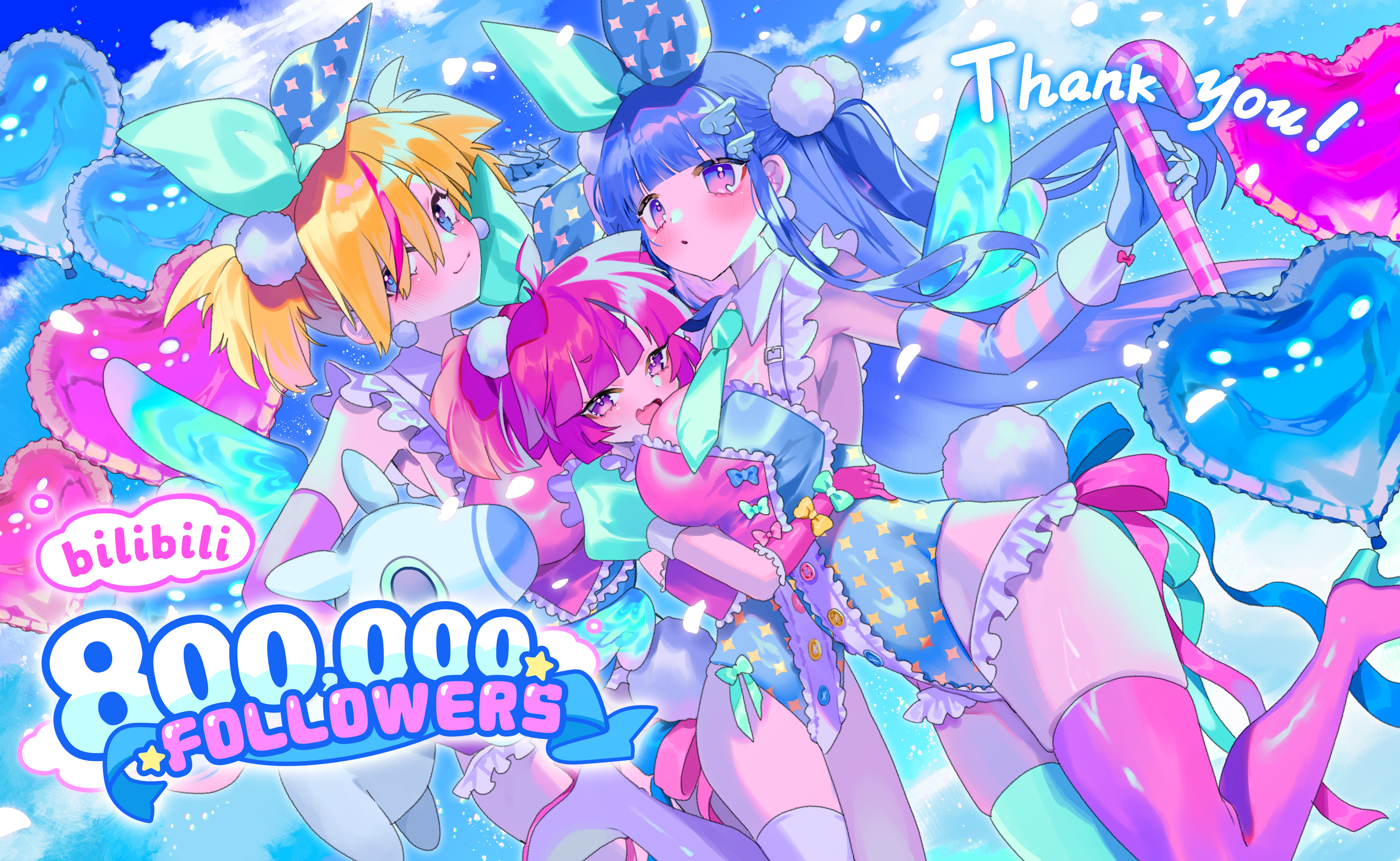 ㊗️ bilibili 80w 粉丝达成 🎉