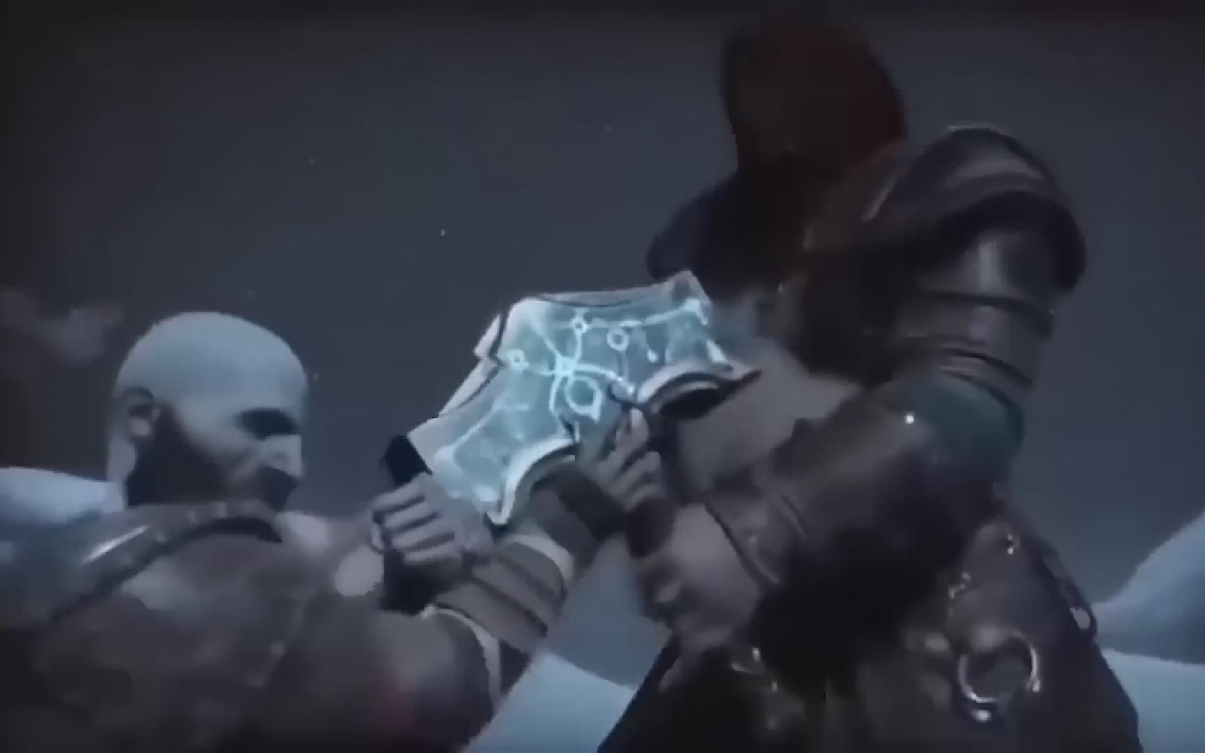 《战神：诸神黄昏》奎爷VS雷神索尔截图