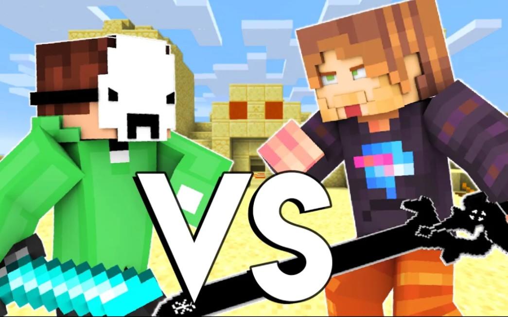 [搬运/字幕]Dream VS MrBeast - Minecraft FIGHT Animation 我的世界战斗动画