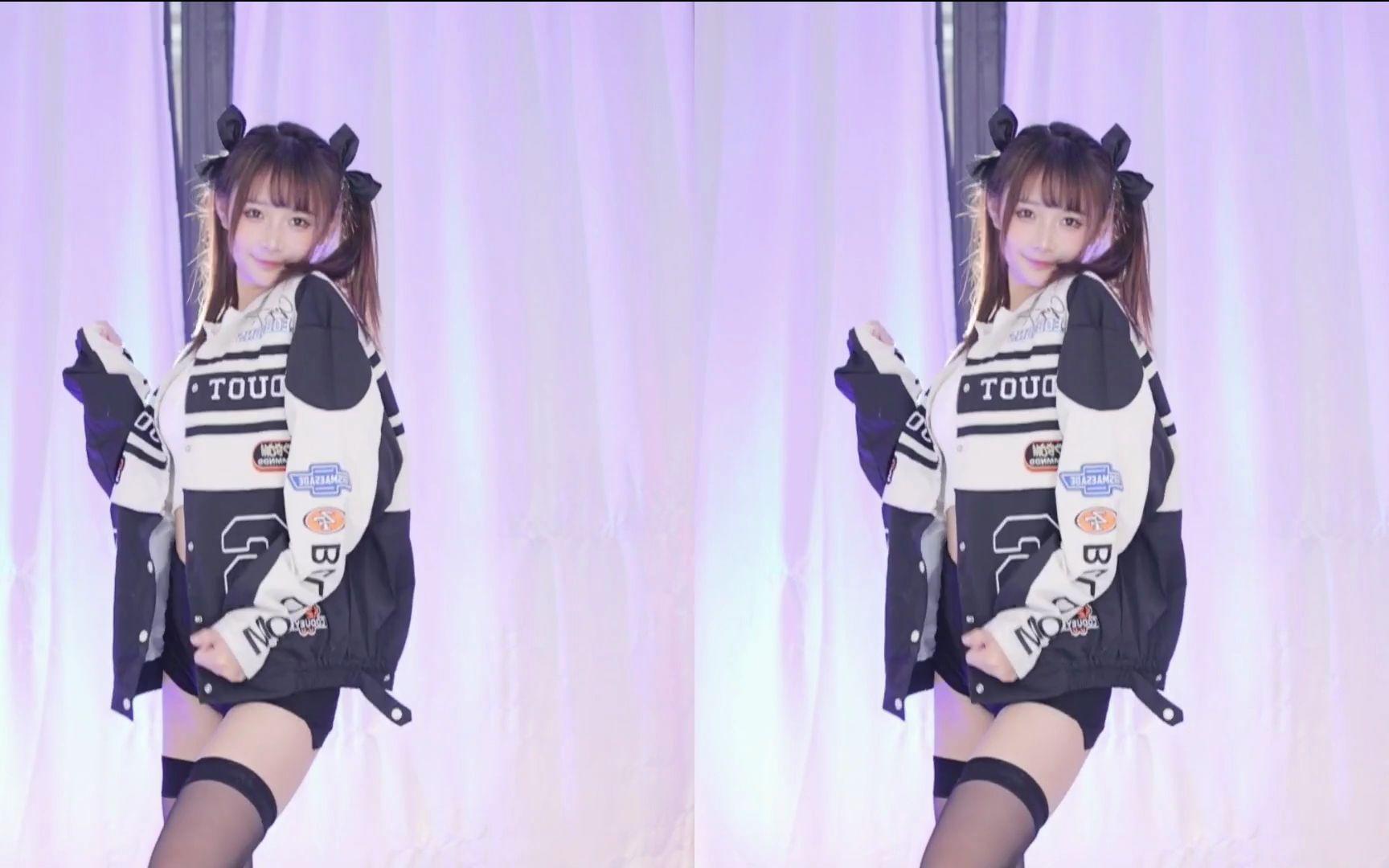 【鱼子酱】《4》黑色常服套装 直播跳舞录屏