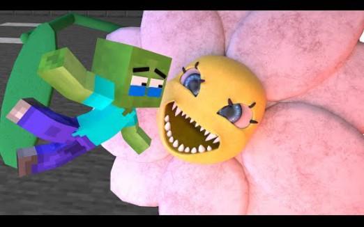 怪物学院1480集丨The Carnivorous Daisy-Poppy playtime 悲伤的故事丨我的世界动画