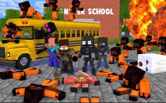 怪物学院第1853集丨Epic Zombie Apocalypse 2 Challenge丨我的世界动画