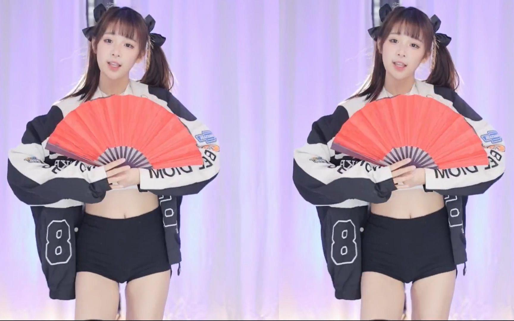 【鱼子酱】《9》黑色常服套装 直播跳舞录屏