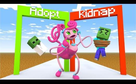 怪物学院1550集丨Destiny run Challenge-长腿妈咪bed ending丨Poppy playtime 2 我的世界动画