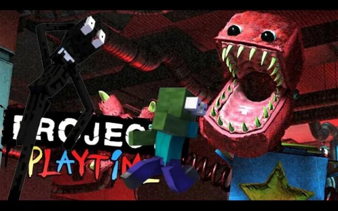 怪物学院第1876集丨Boxy boo Project Playtime Horror&Funny Challenge丨我的世界动画