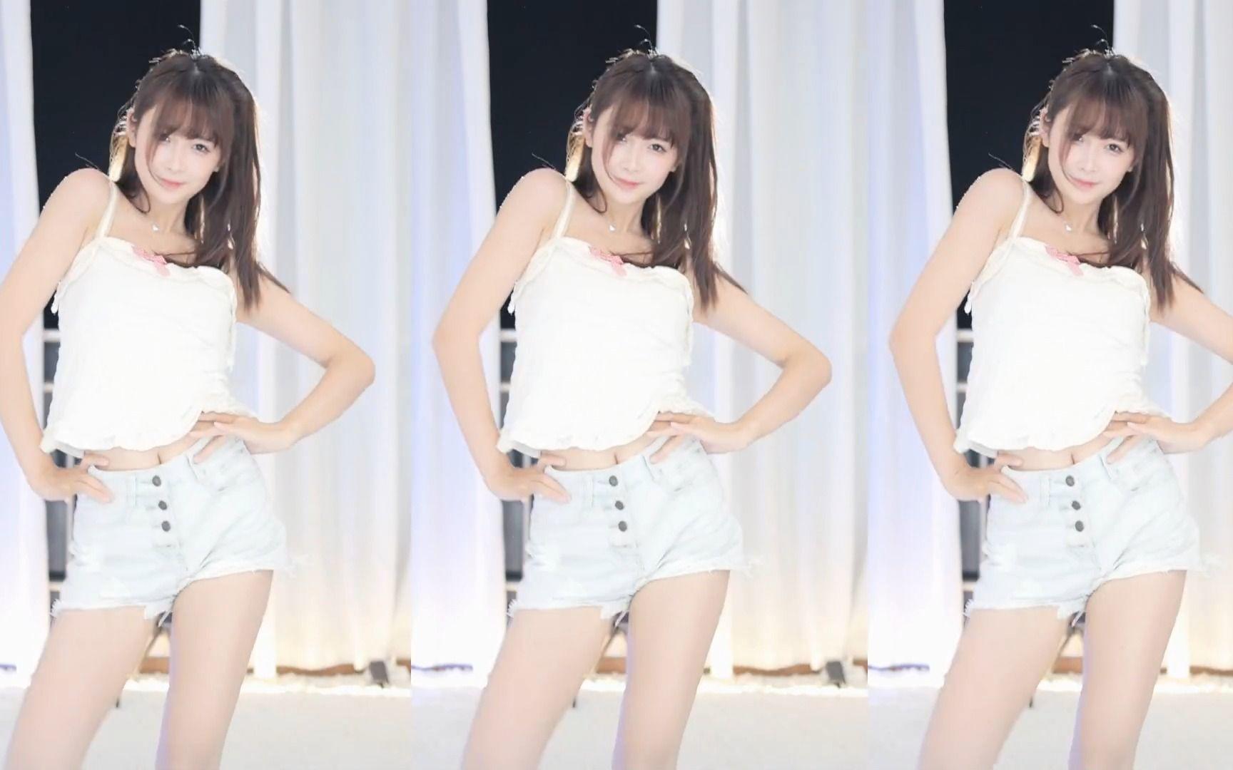 【鱼子酱】《极乐净土》白色常服套装 直播跳舞录屏